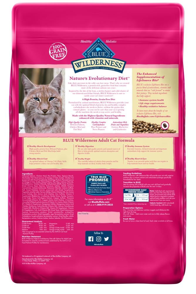 Blue buffalo cat food calories sale