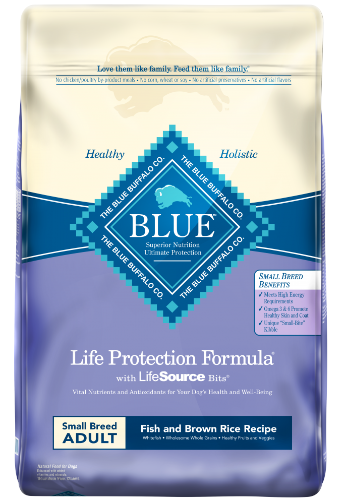 Blue Buffalo Life Protection Fish Brown Rice Recipe Small Breed Adult Dry Dog Food Fort Worth TX Handley s Feed Store