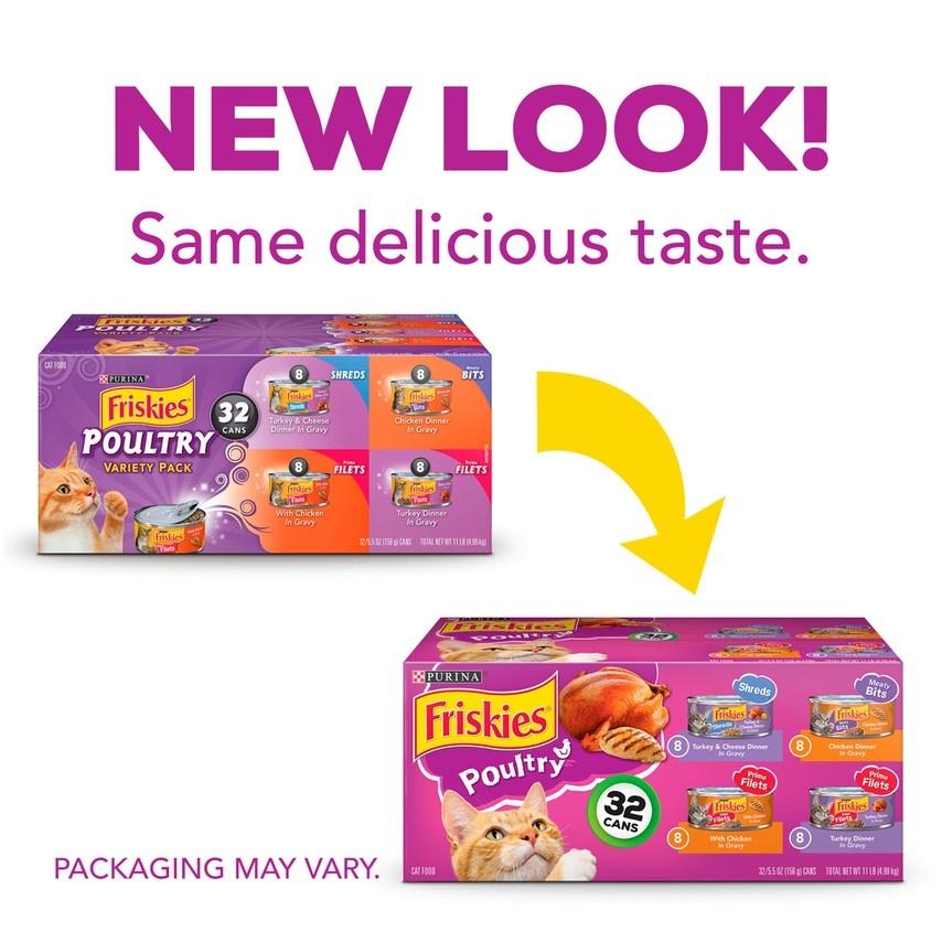 Friskies 32 outlet cans