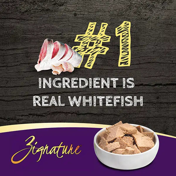 Zignature whitefish hotsell dog food