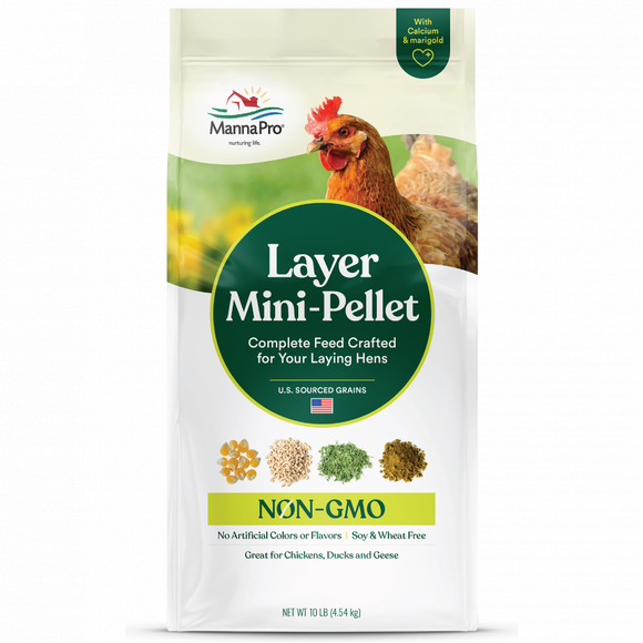 Manna Pro Layer Mini-Pellet Non-GMO