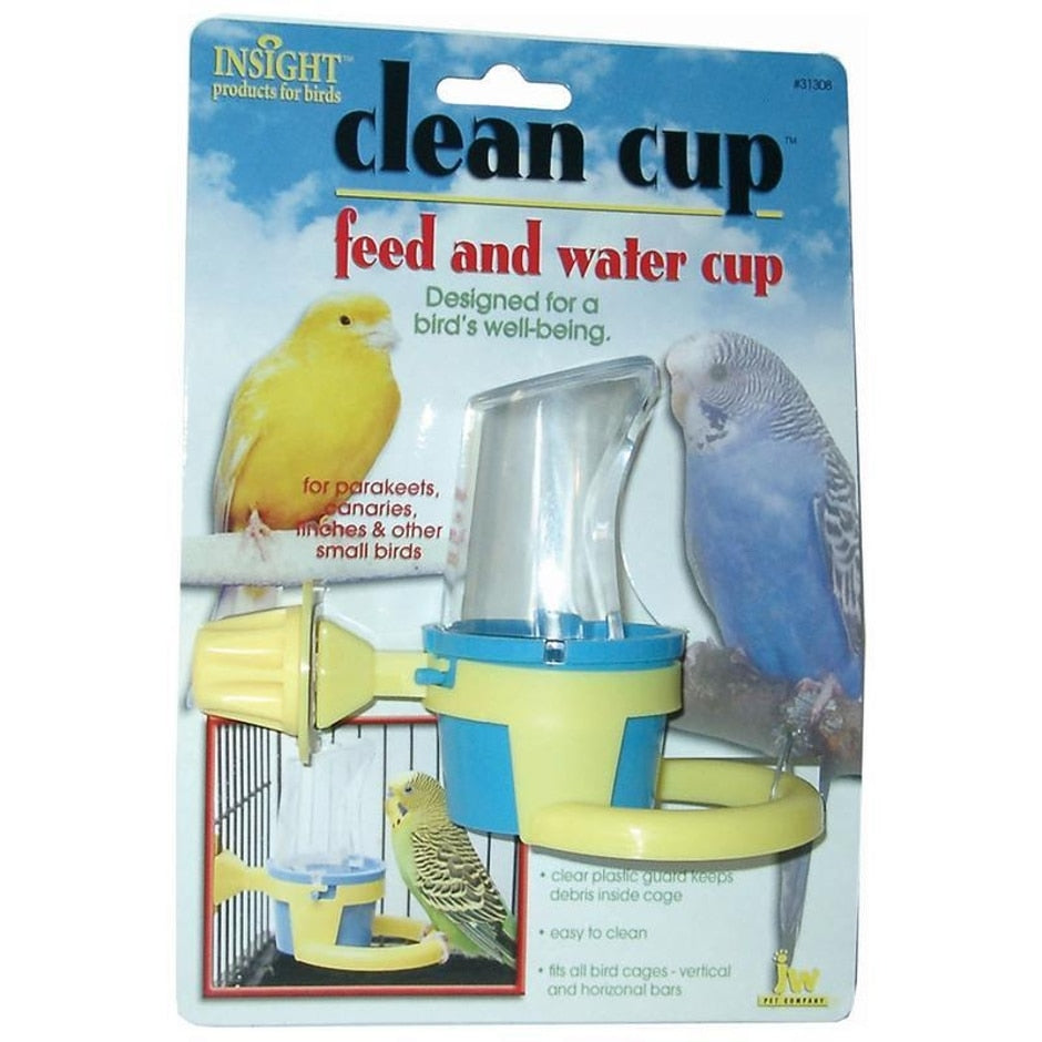 JW Pet Clean Cup Bird Feed & Water Cup