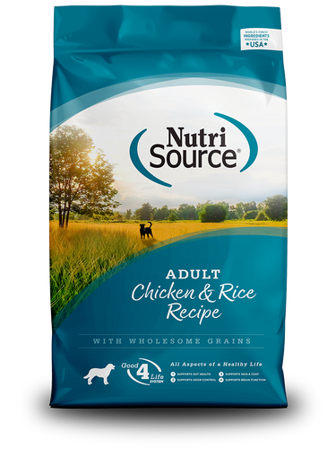 NutriSource® Adult Chicken & Rice Recipe Dry Dog Food