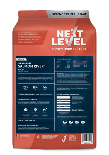 Next Level Super Premium Dog Food Grain Free Salmon River