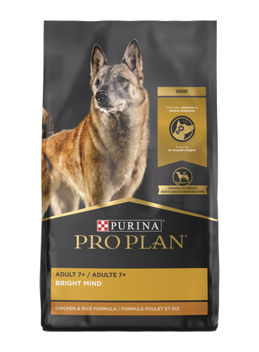 Purina Pro Plan Adult 7+ Bright Mind Chicken & Rice Formula Dry Dog Food