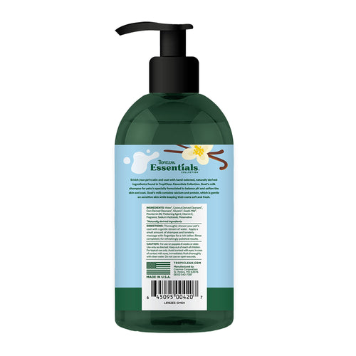 TropiClean Goat’s Milk Hypoallergenic Shampoo For Dogs, Puppies And Cats