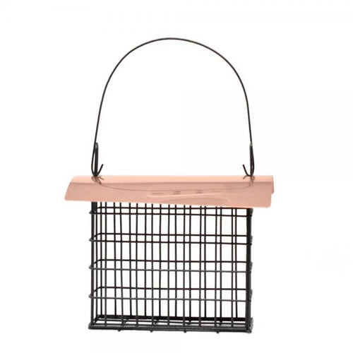 Songbird Essentials Deluxe Suet Cage with Copper Roof