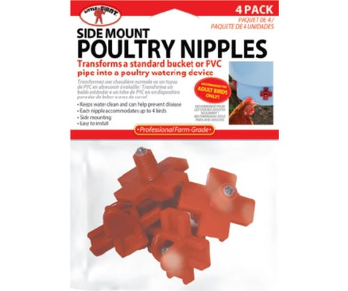 Miller Little Giant Side Mount Poultry Nipple