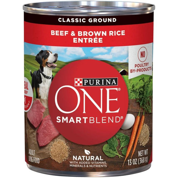 Purina One Wholesome Beef & Brown Rice Entree Canned Dog Food - Fort Worth,  TX - Handley's Feed Store