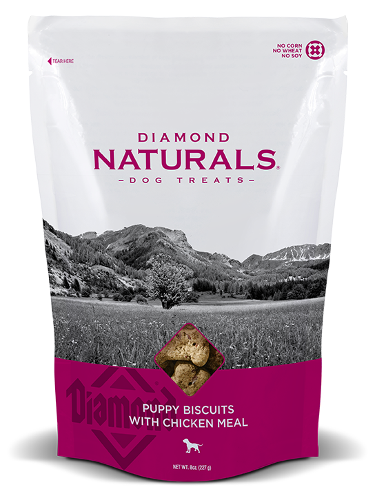 Diamond Naturals Puppy Biscuits with Chicken Meal Dog Treats