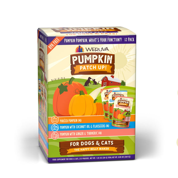 Weruva Pumpkin Patch Up!, Pumpkin Pumpkin, What's Your Function? Variety Pack for Dogs & Cats