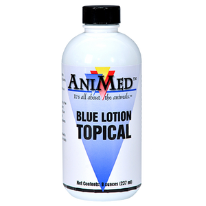 Blue lotion for clearance dogs