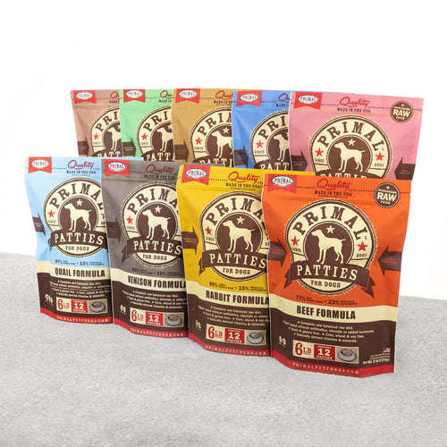 Primal Pet Foods Canine Raw Frozen Patties Fort Worth TX