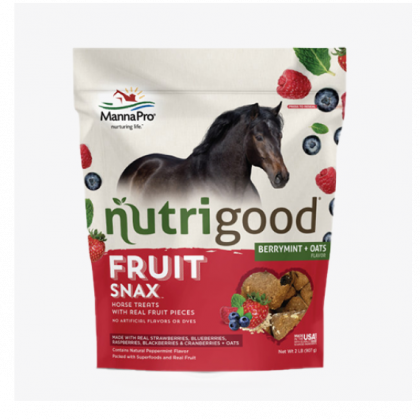 Manna Pro Nutrigood™ FruitSnax Horse Treats BerryMint + Oats Flavor