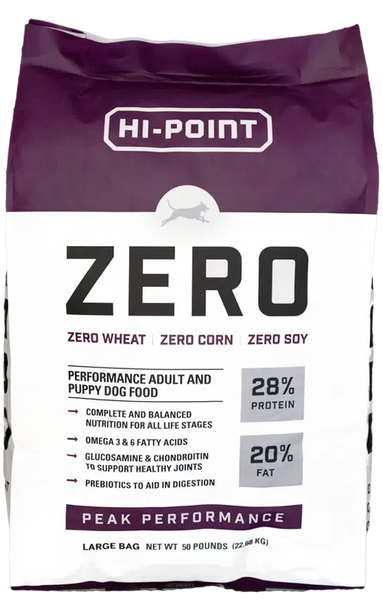 Shawnee Milling Hi-Point Zero Performance Adult and Puppy Dog Food