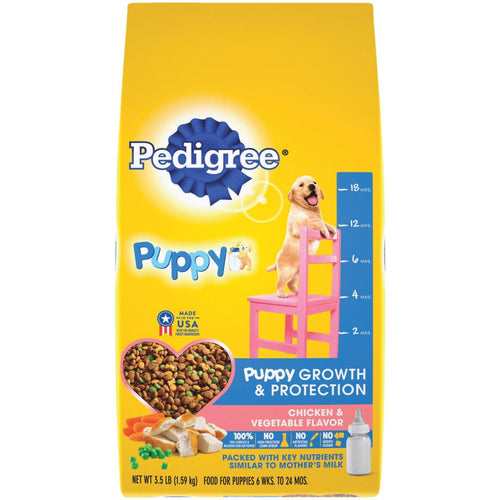 Pedigree Complete Nutrition 3.5 Lb. Roasted Chicken, Rice & Vegetable Dry Puppy Food