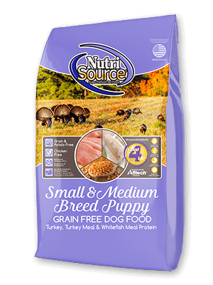 NutriSource® Small & Medium Breed Turkey, Turkey Meal, & Whitefish Puppy Food