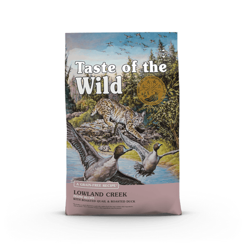 Taste Of The Wild Lowland Creek Feline Recipe with Roasted Quail & Roasted Duck