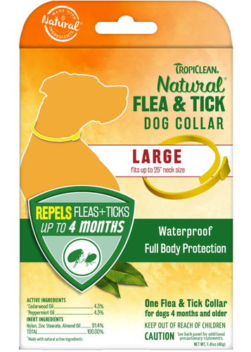 TropiClean Natural Flea & Tick Repellent Collar